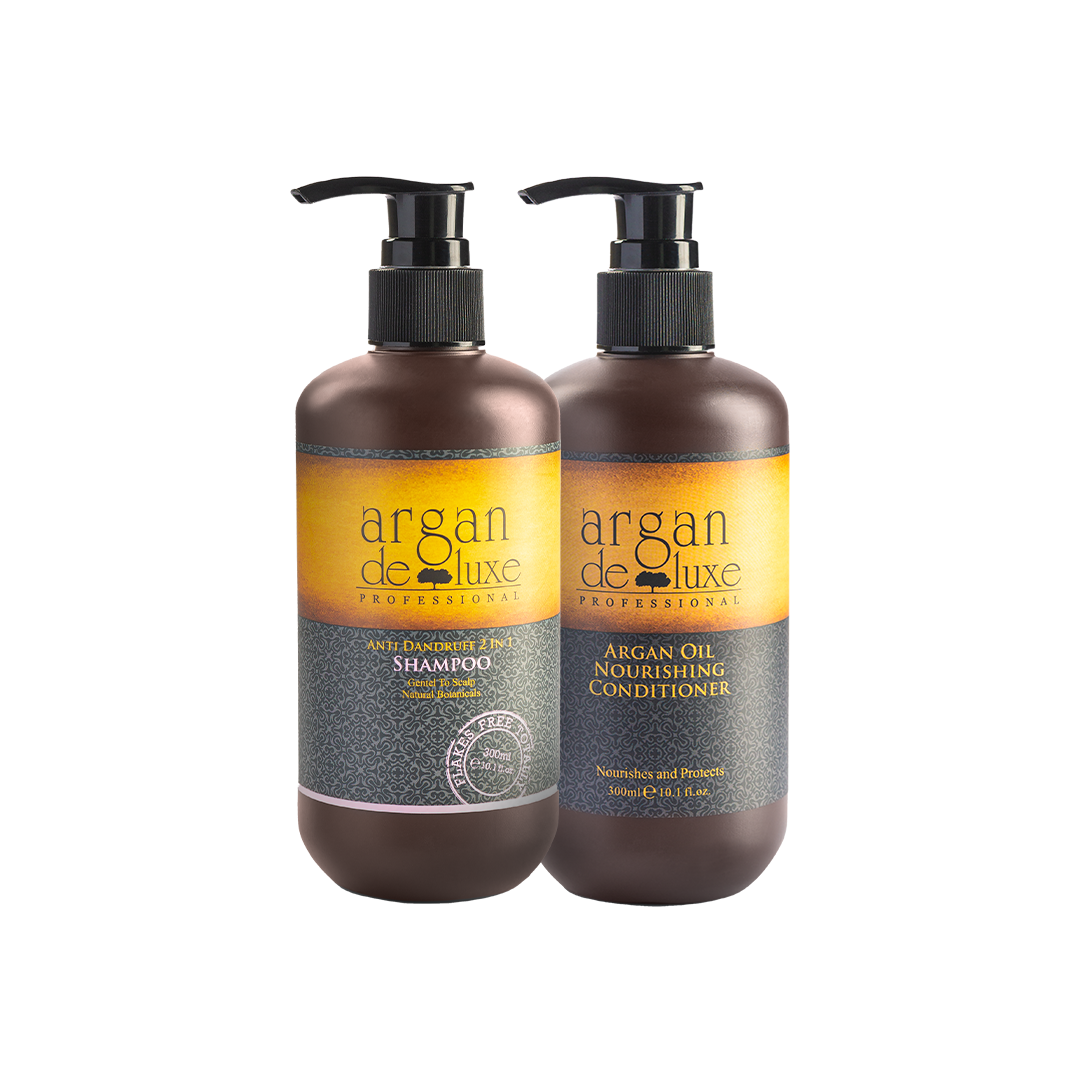 ANTI DANDRUFF 2 IN 1 SHAMPOO + ARGAN OIL NOURISHING CONDITIONER