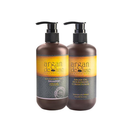 ANTI DANDRUFF 2 IN 1 SHAMPOO + ARGAN OIL NOURISHING CONDITIONER