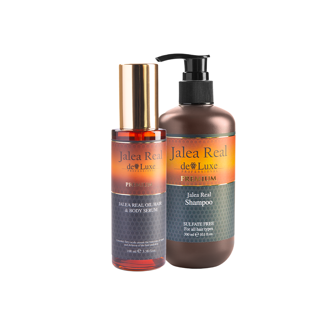 JALEA REAL OIL HAIR & BODY SERUM + JALEA REAL SHAMPOO SULFATE FREE