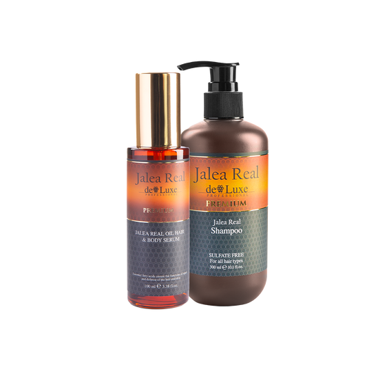 JALEA REAL OIL HAIR & BODY SERUM + JALEA REAL SHAMPOO SULFATE FREE