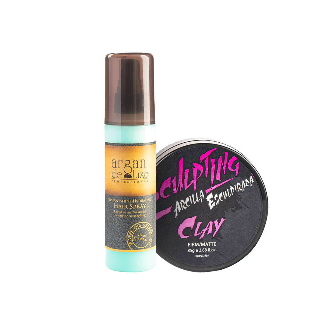 Sculpting Clay Firm/Matte 85g + INSTANT SHINE HYDRATING SPRAY