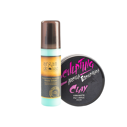 Sculpting Clay Firm/Matte 85g + INSTANT SHINE HYDRATING SPRAY