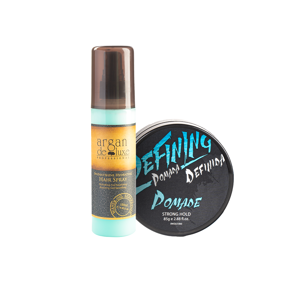 INSTANT SHINE HYDRATING SPRAY + Defining Pomade Strong Hold 85g