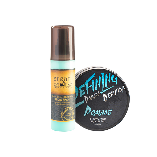 INSTANT SHINE HYDRATING SPRAY + Defining Pomade Strong Hold 85g