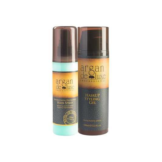 HAIR UP STYLING GEL + INSTANT SHINE HYDRATING SPRAY