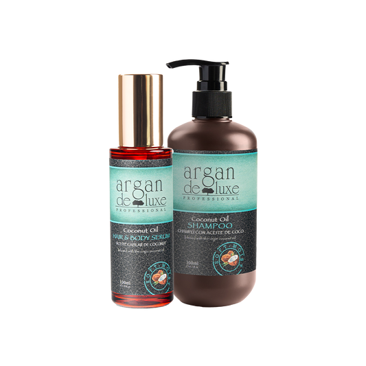 Coconut Oil Hair and Body Serum 100ML + Coconut Oil Shampoo 300ML